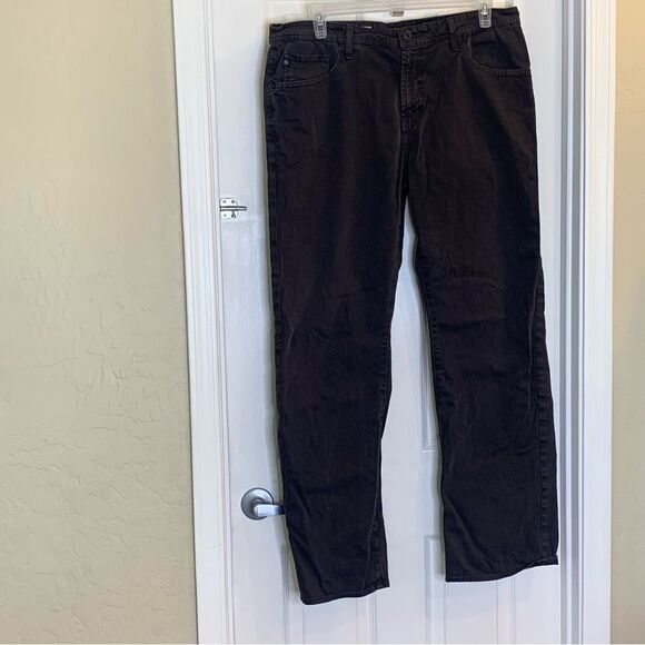 AG The Protege Straight Leg Gray Jeans Size 38x34 - Picture 3 of 11